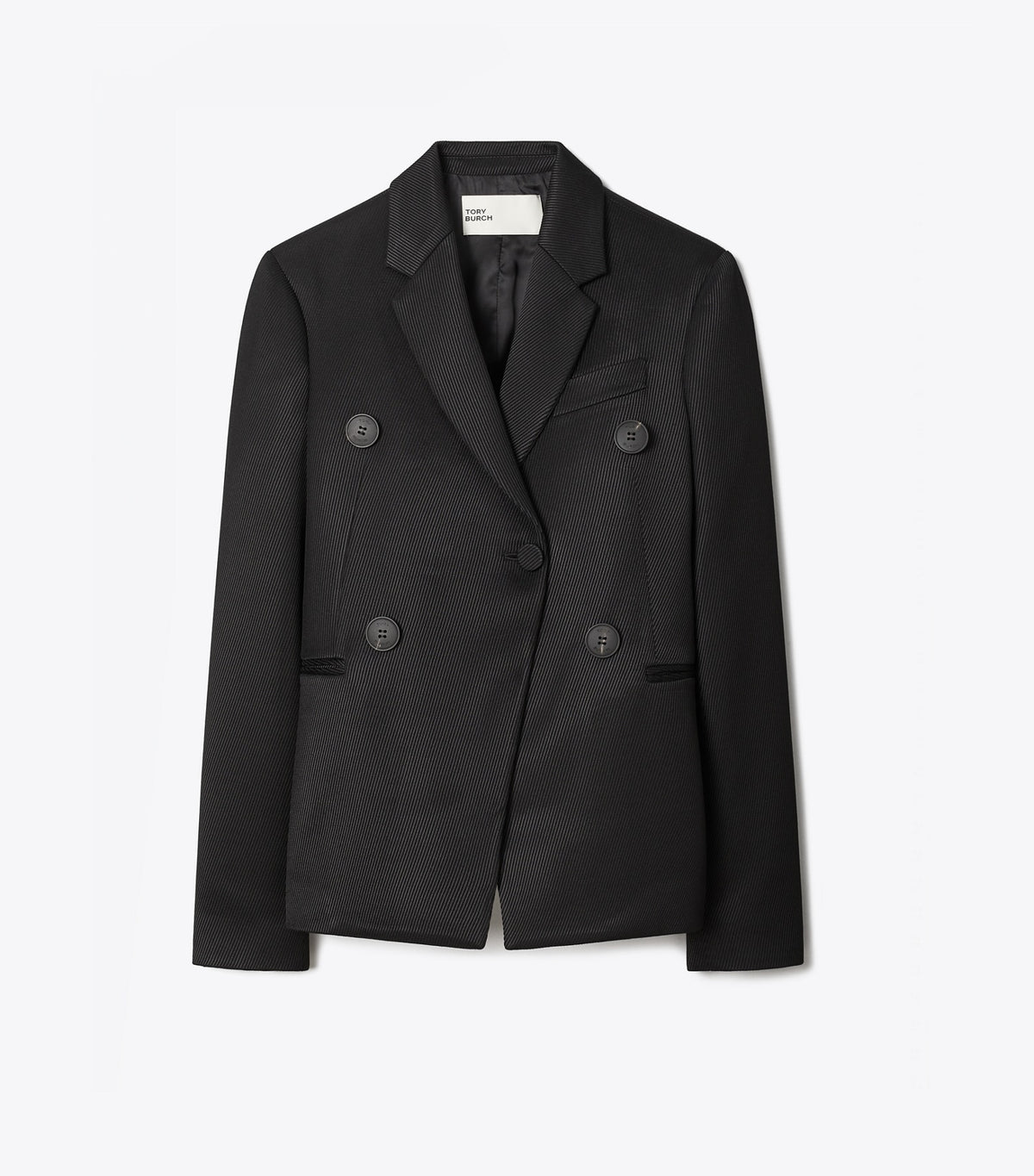 Tory Burch Twill Blazer - Black