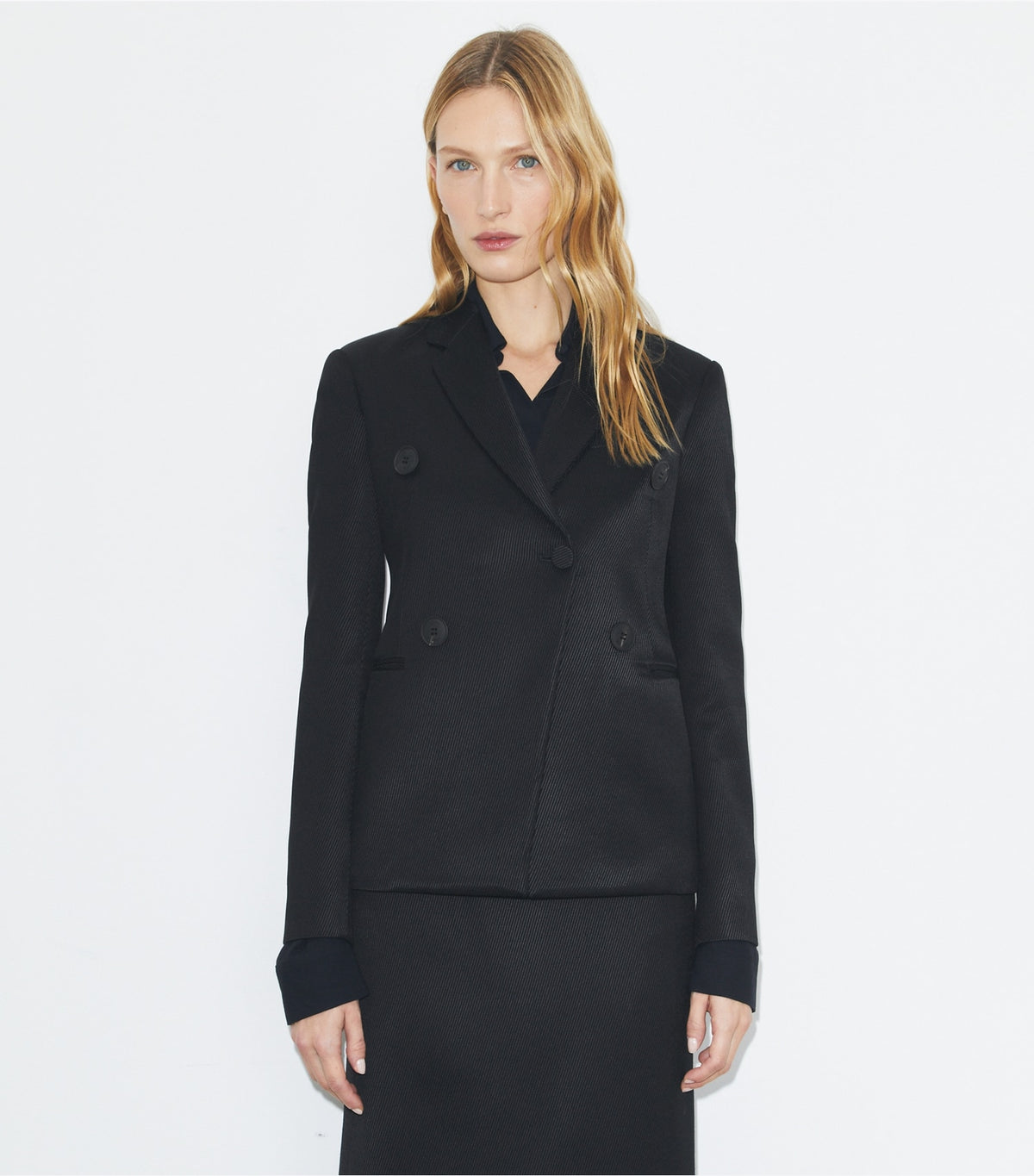 Tory Burch Twill Blazer - Black