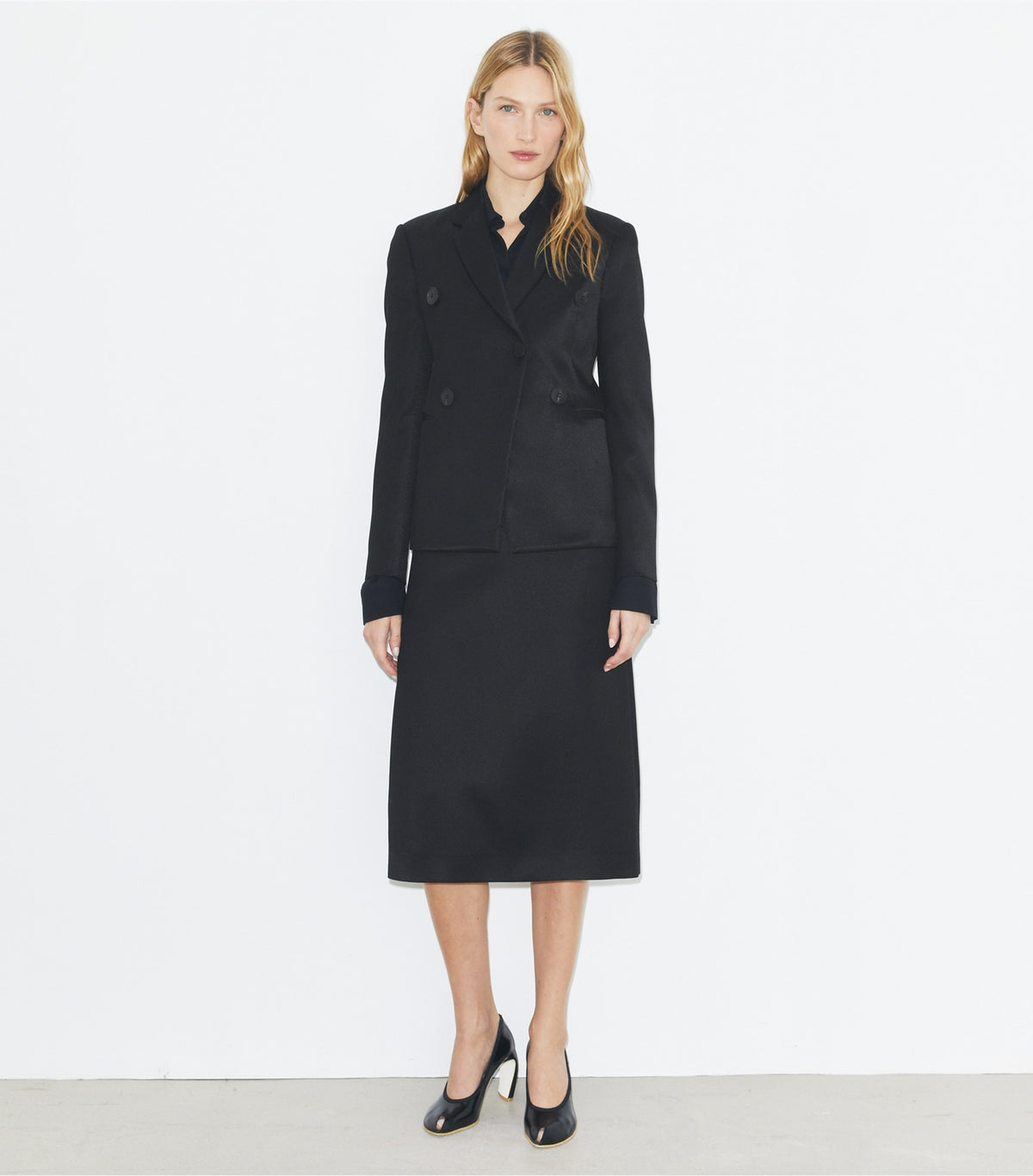Tory Burch Twill Blazer - Black