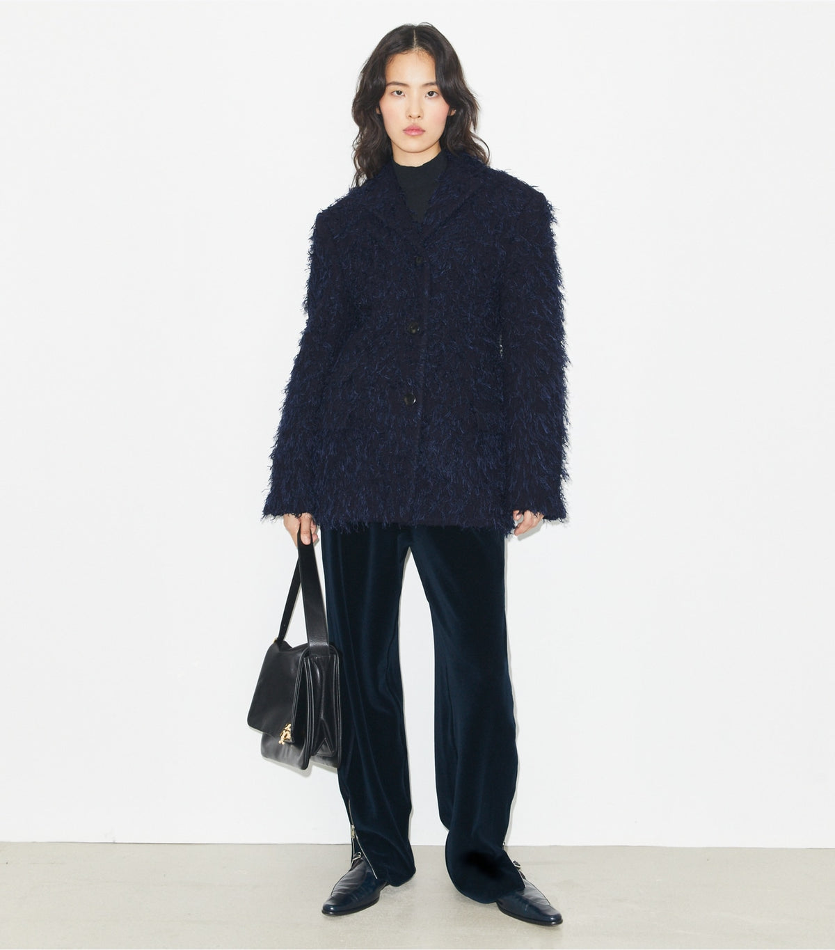 Tory Burch Wool Blazer - Ink
