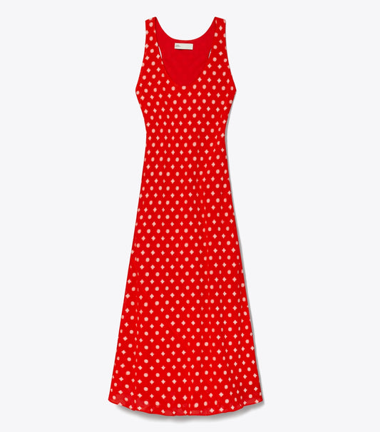 Tory Burch Jacquard Dress - Pepperoncini Nothing Ditsy