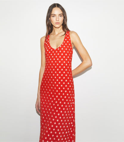 Tory Burch Jacquard Dress - Pepperoncini Nothing Ditsy