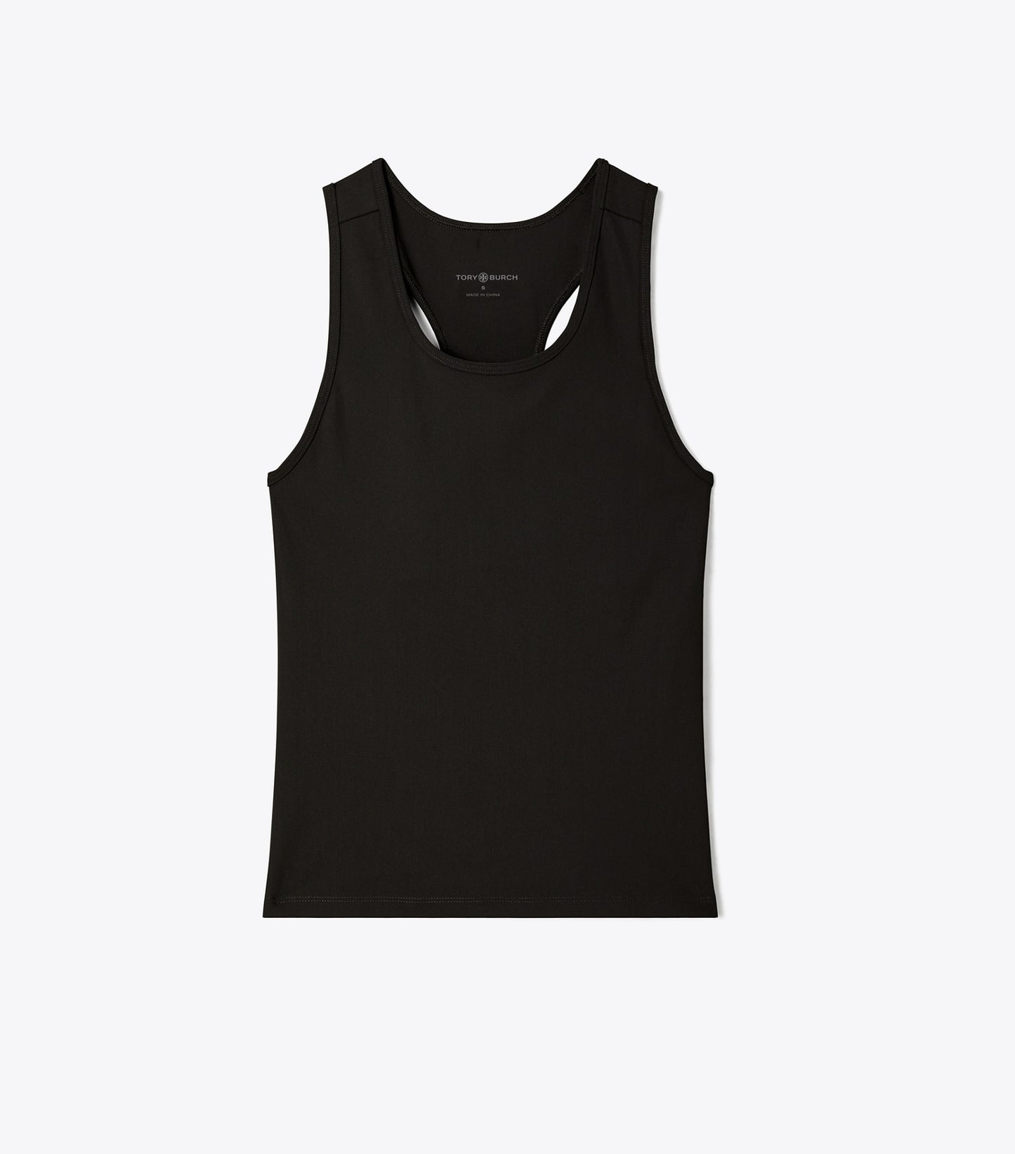 Tory Burch Performance Jersey Racerback Tennis Tank - Black