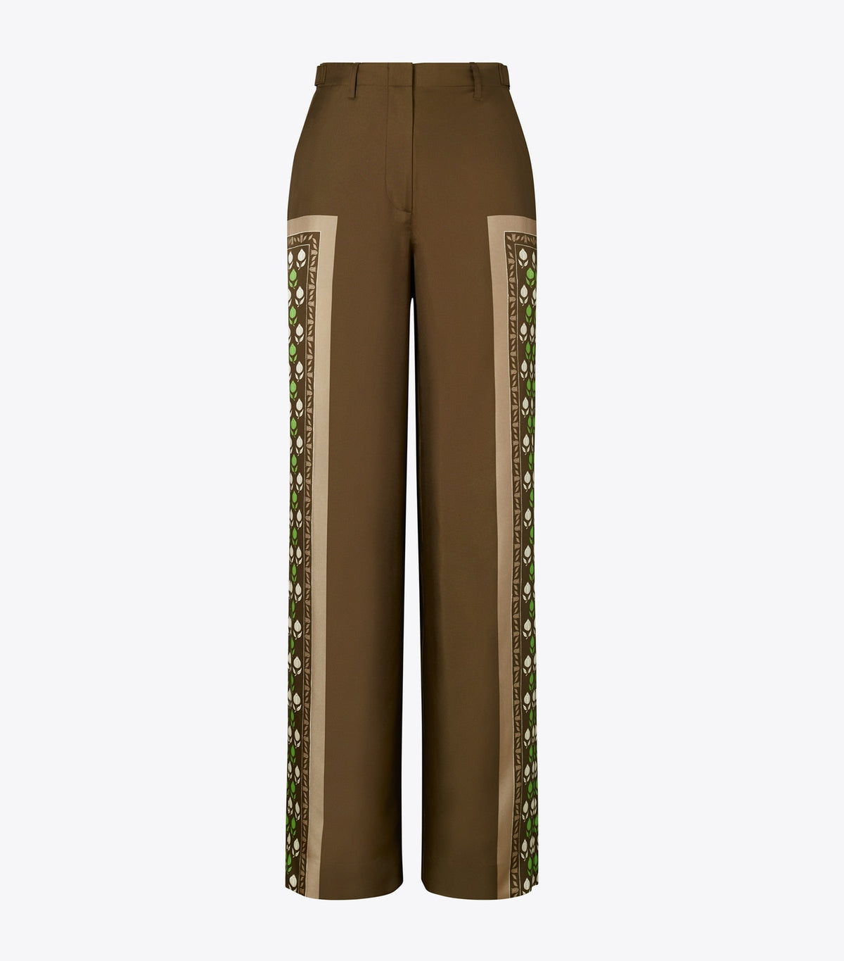 Tory Burch Satin Pant - Chocolate Pomegranate