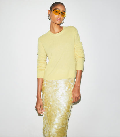 Tory Burch Sequined Skirt - Soft Lumen