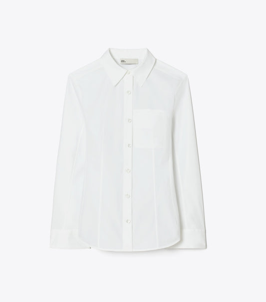 Tory Burch Cotton Poplin Shirt - White
