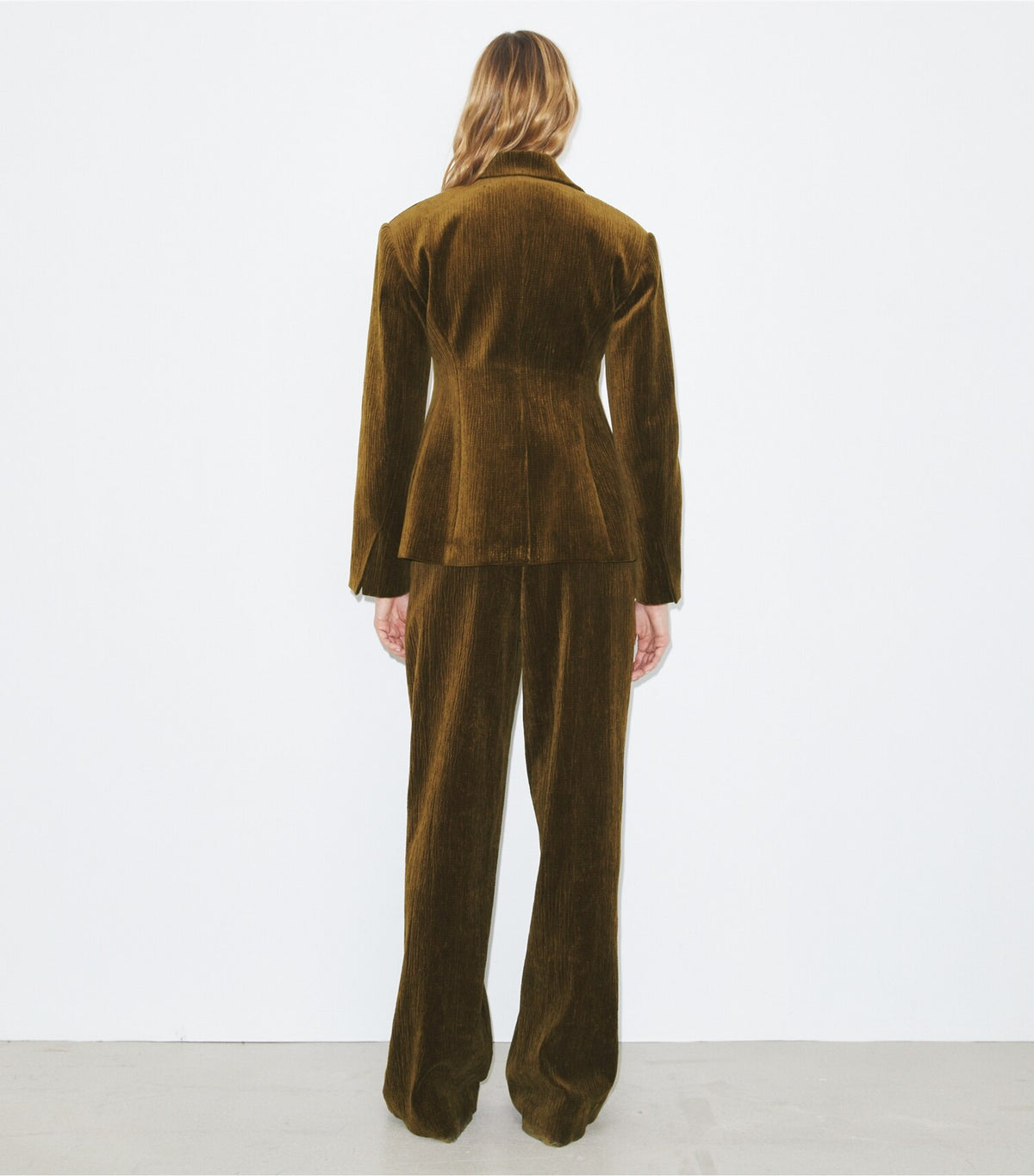 Tory Burch Corduroy Pant - Wild Olive