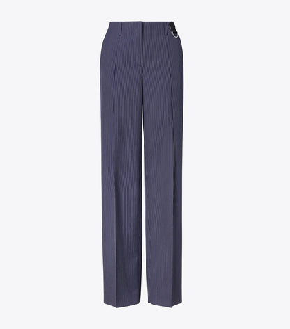 Tory Burch Crepe Pant - Tory Navy / White