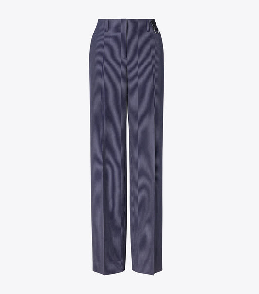 Tory Burch Crepe Pant - Tory Navy / White