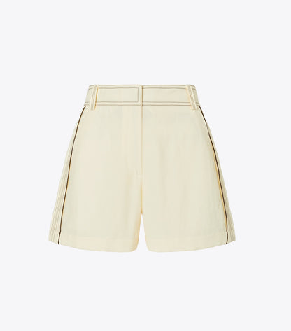 Tory Burch Linen Short - White