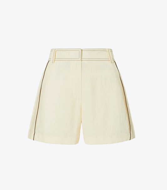 Tory Burch Linen Short - White