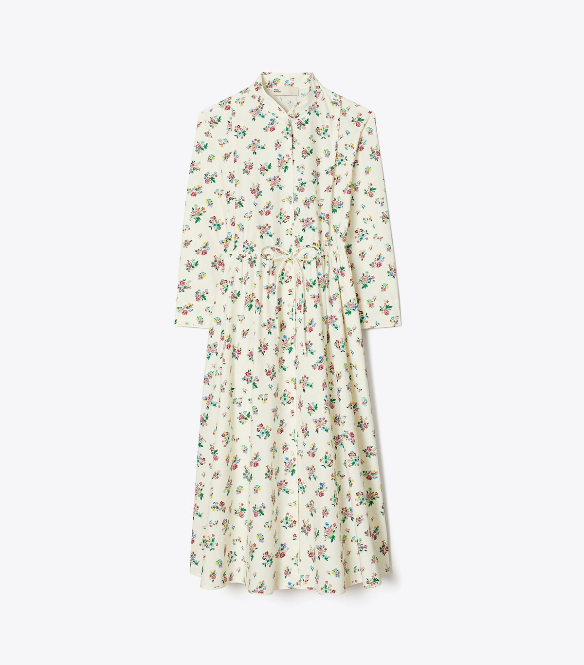 Tory Burch Cotton Shirtdress - Multi Ditsy Floral