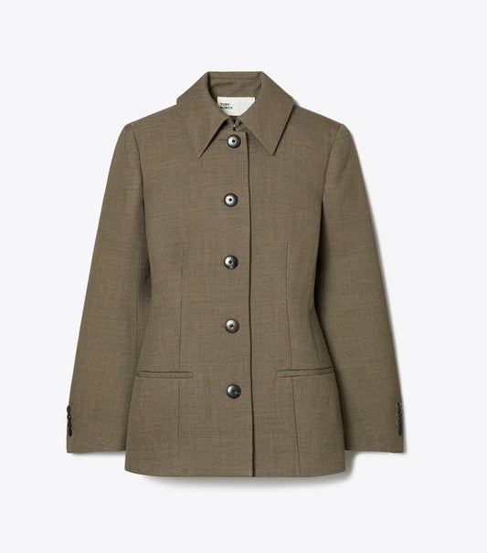 Tory Burch Wool Jacket - Brown