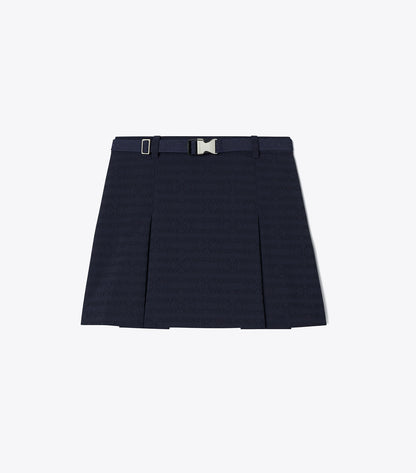 Tory Burch Sublime Jacquard Skirt - Deep Navy