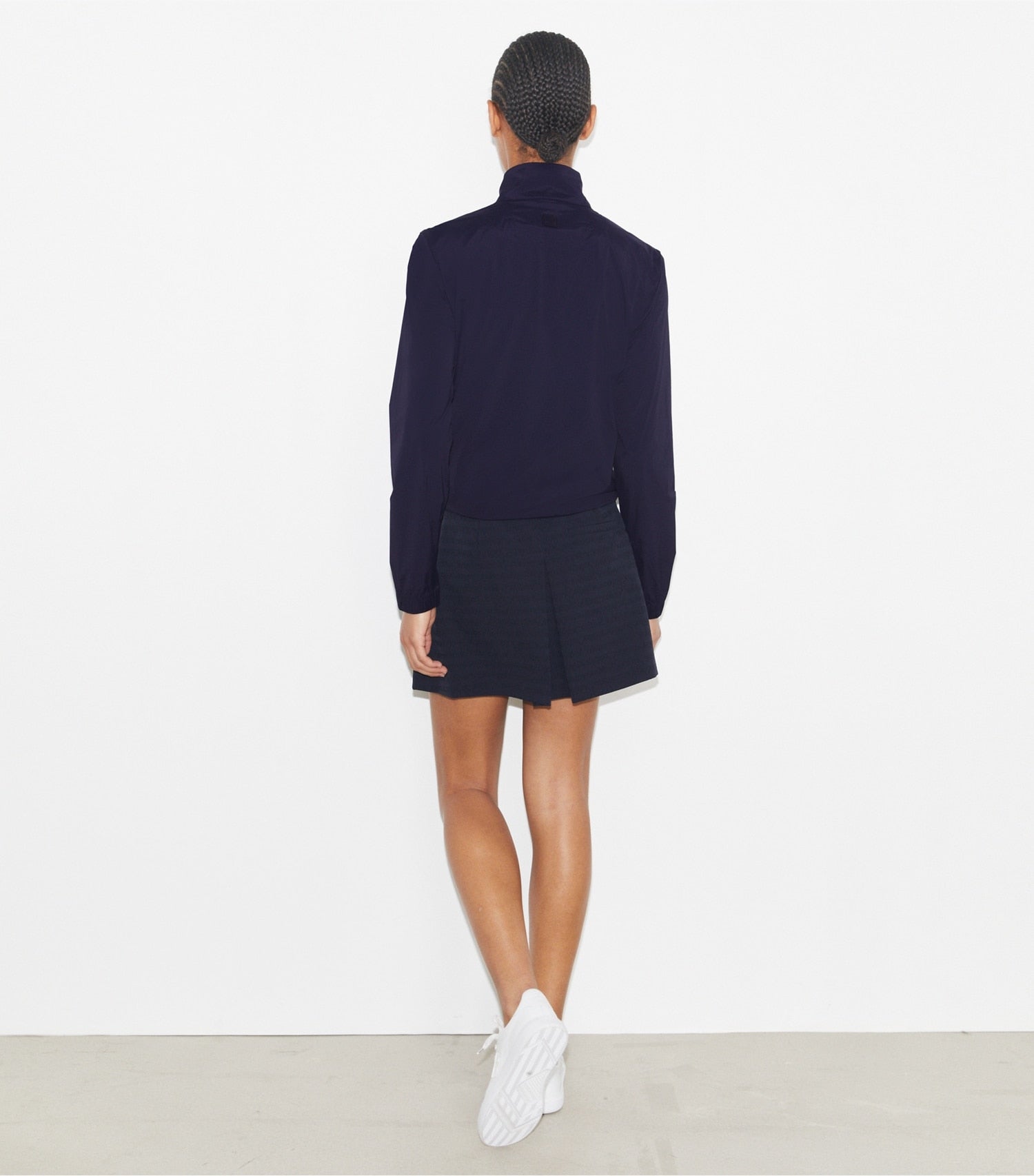 Tory Burch Sublime Jacquard Skirt - Deep Navy