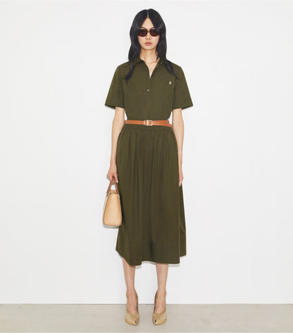 Tory Burch Poplin Shirt - Olive Pesto