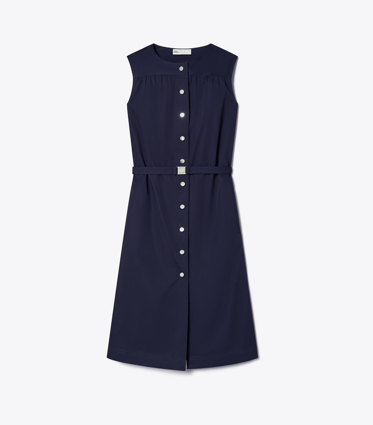 Tory Burch Cotton Poplin Dress - Medium Navy