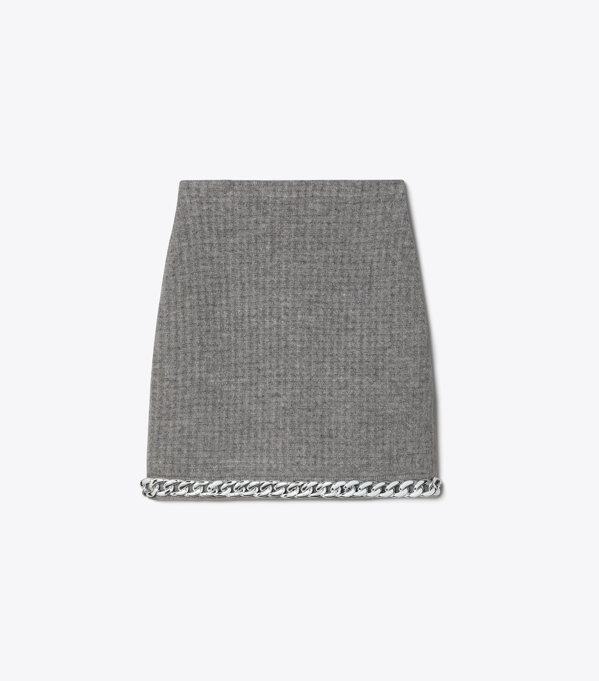 Tory Burch Chain Mini Skirt - Mineral Gray