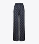 Medium Navy Paisley