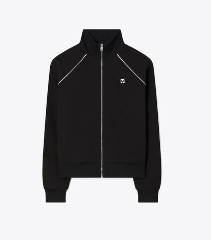 Tory Burch Crepe Track Jacket - Black