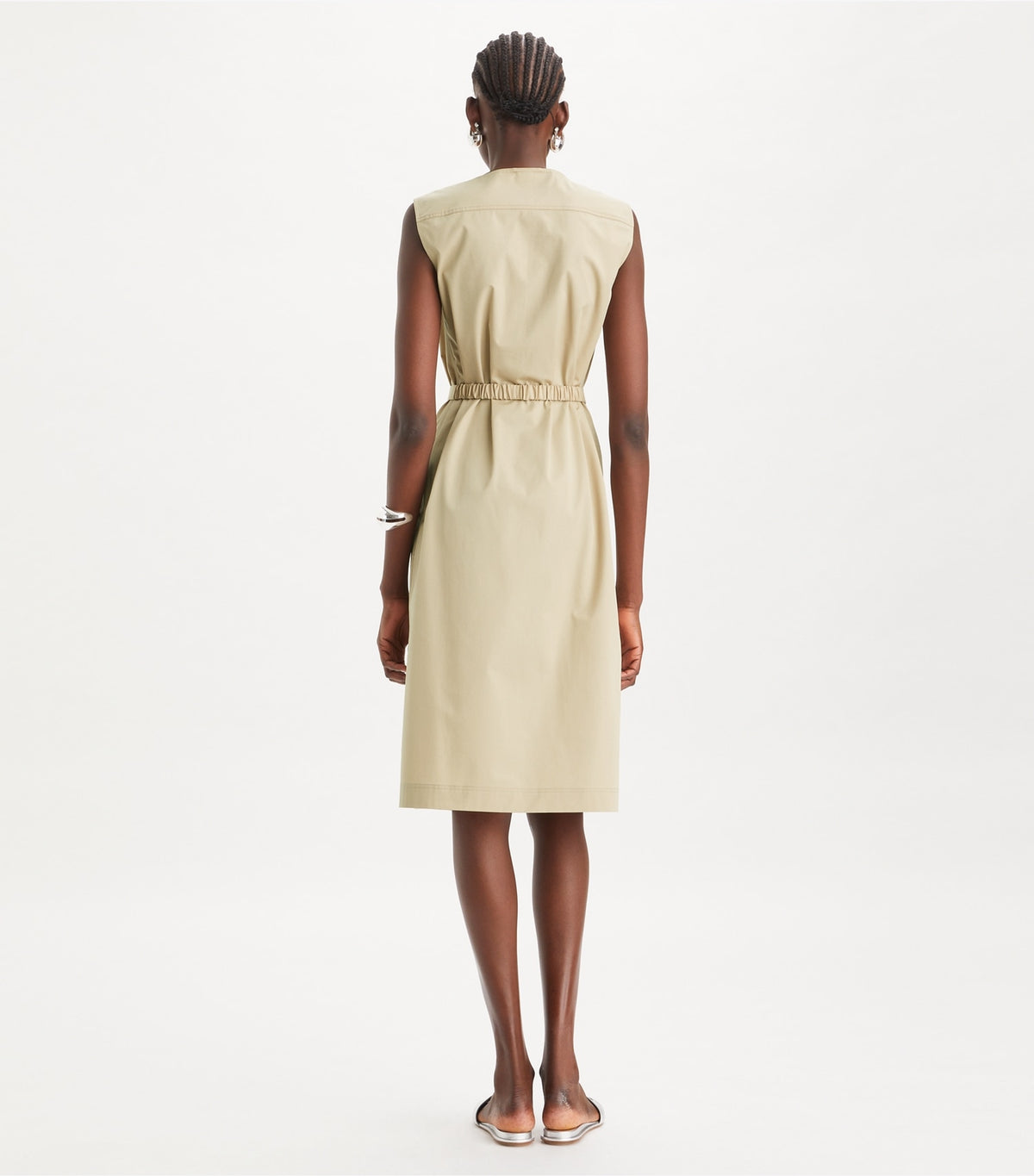Tory Burch Cotton Poplin Dress - Tortora