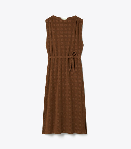 Tory Burch Terry Jacquard Maxi Dress - Anise Brown