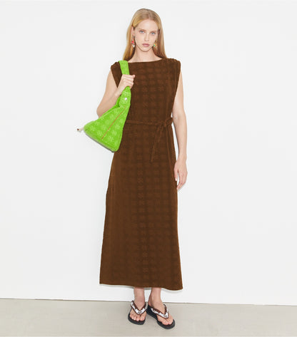 Tory Burch Terry Jacquard Maxi Dress - Anise Brown