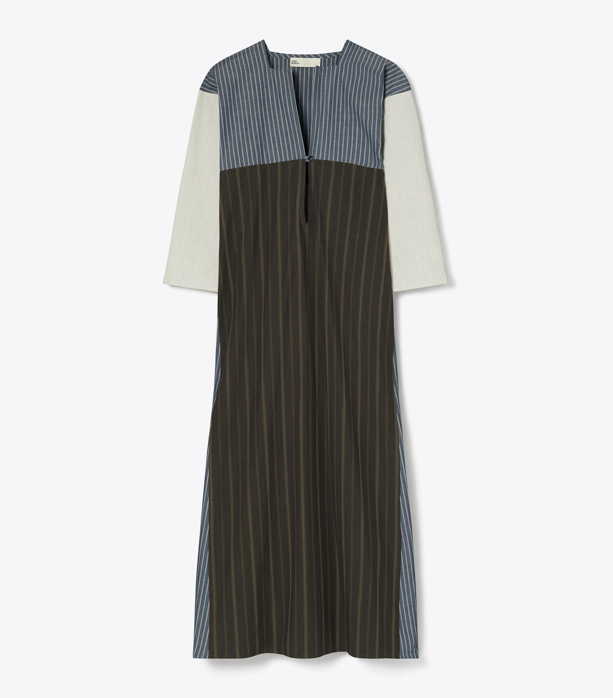 Tory Burch Striped Caftan - Navy / Ivory