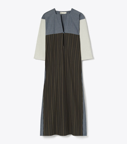 Tory Burch Striped Caftan - Navy / Ivory