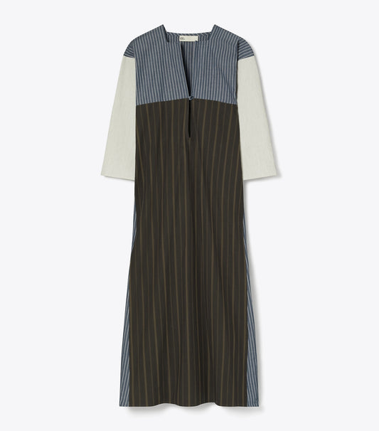 Tory Burch Striped Caftan - Navy / Ivory