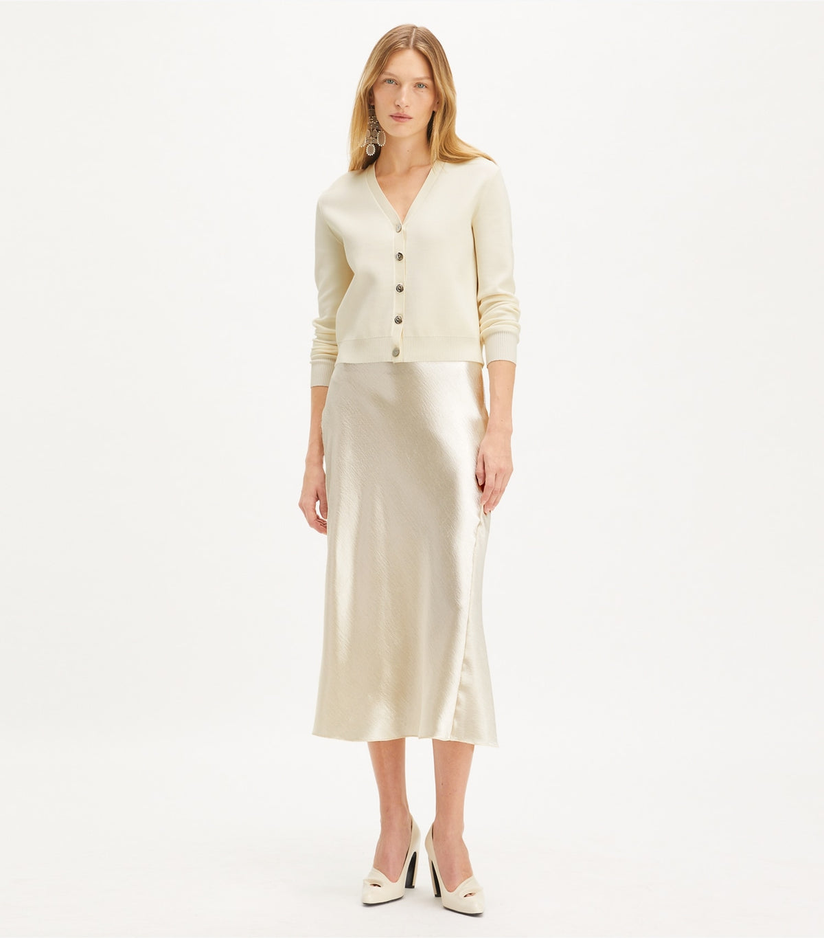 Tory Burch Simone Cardigan - New Ivory