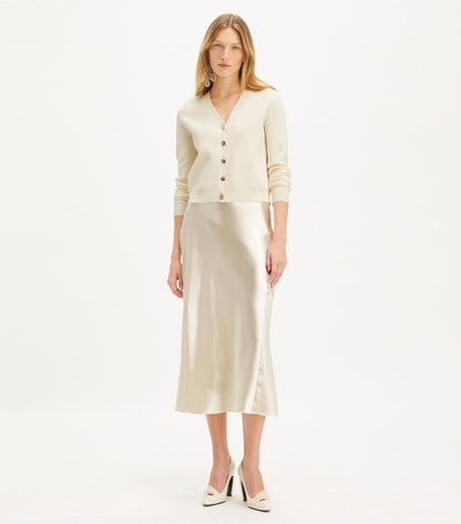 Tory Burch Simone Cardigan - New Ivory