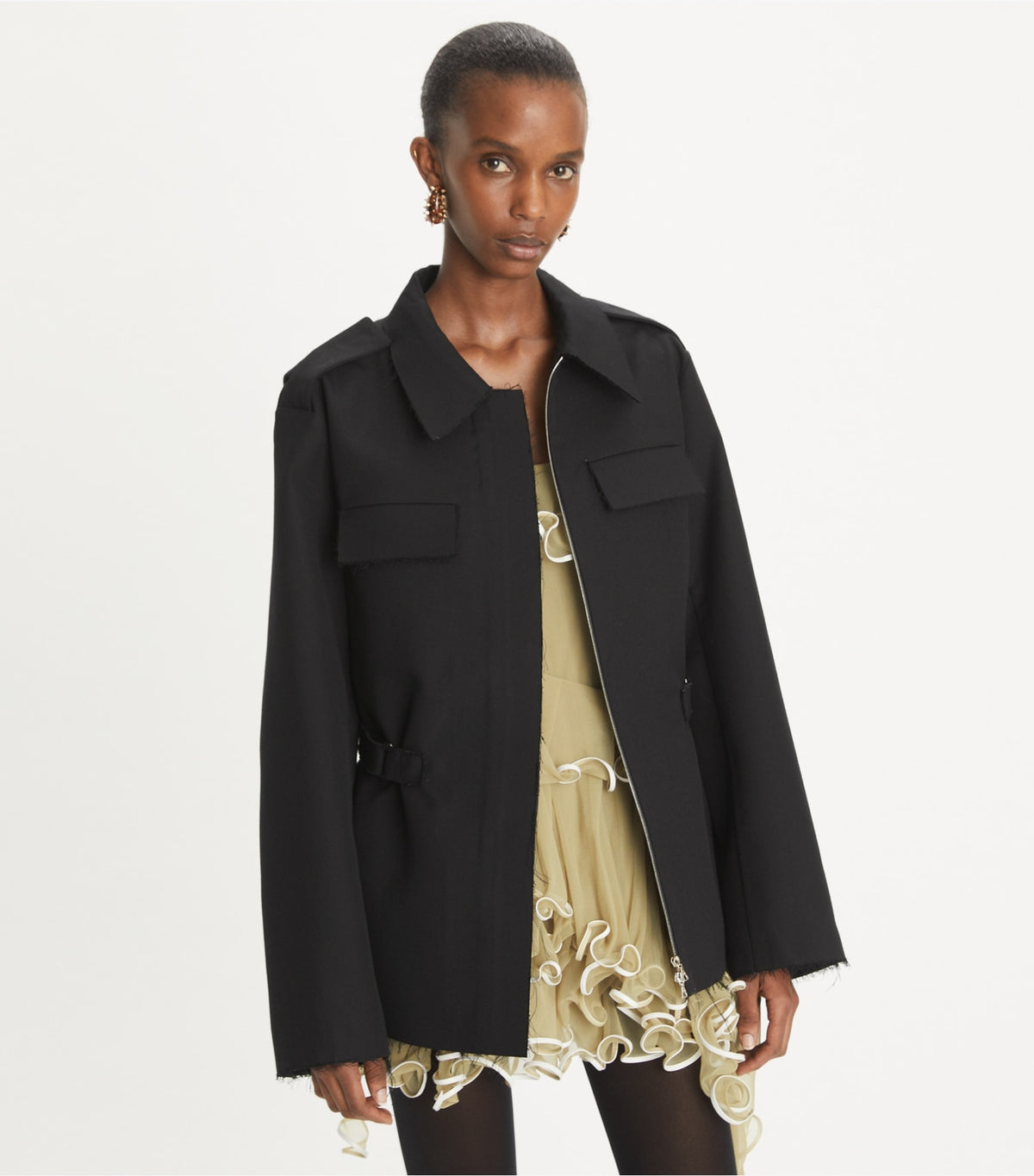 Tory Burch Wool Jacket - Black