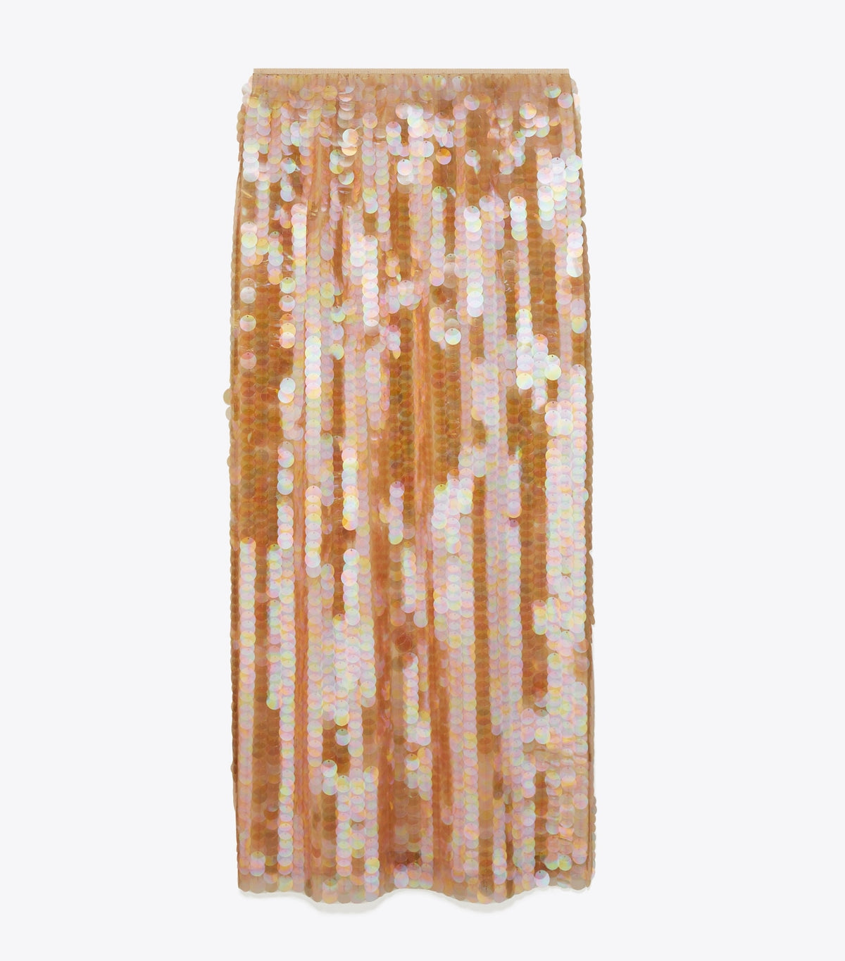 Tory Burch Sequin Skirt - Mocha Mesh