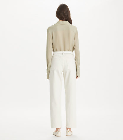 Tory Burch Slim Jean - Soft Oatmeal