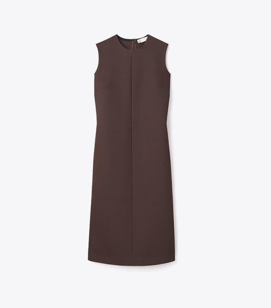 Tory Burch Crepe Dress - Dark Mocha