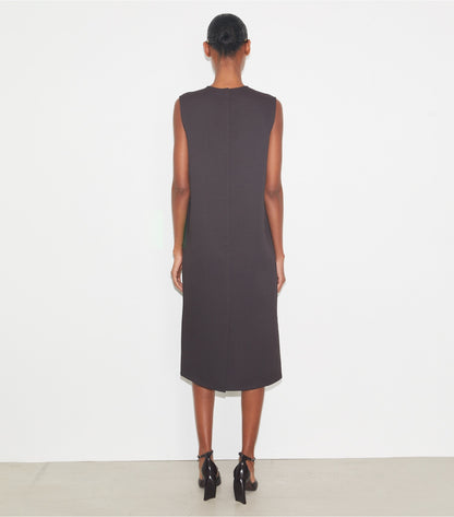Tory Burch Crepe Dress - Dark Mocha