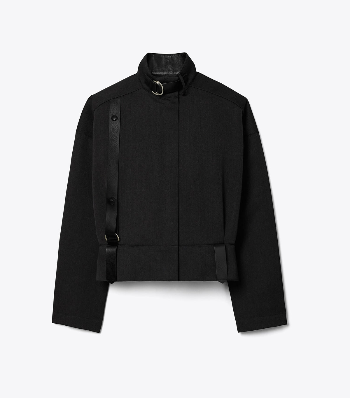 Tory Burch Wool Bomber Jacket - Night Shadow