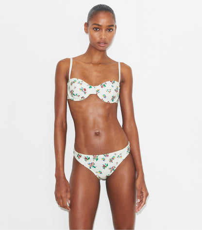 Tory Burch Hipster Bikini Bottom - Multi Ditsy Floral