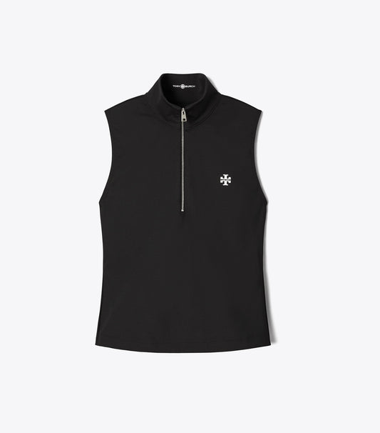 Tory Burch Compression Zip Top - Sport Black
