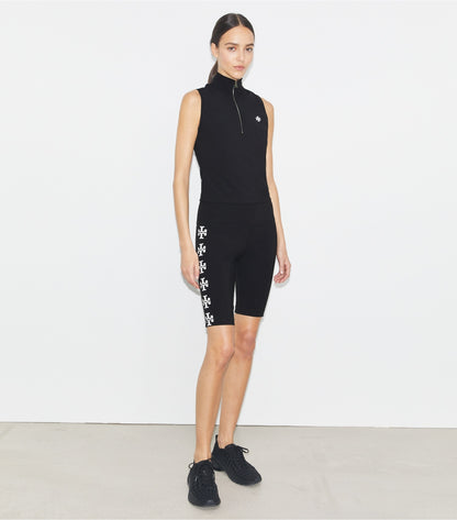 Tory Burch Compression Zip Top - Sport Black