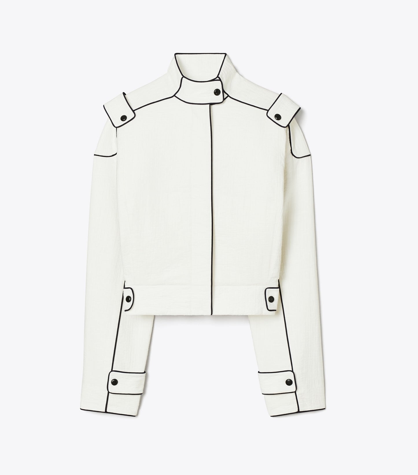 Tory Burch Cotton Bomber Jacket - Marshmallow