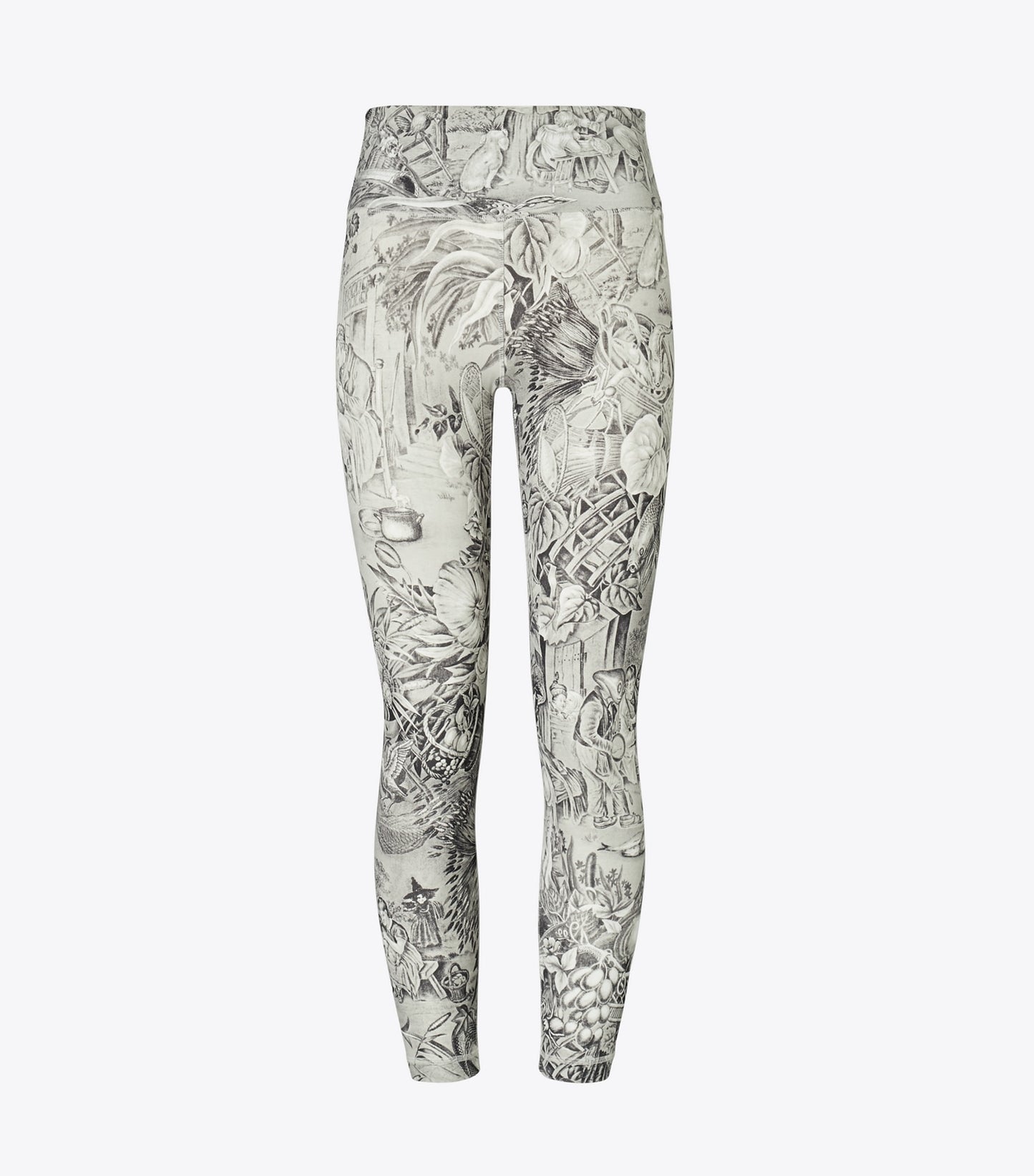 Tory Burch Weightless Printed 7/8 Legging - Grey Alien Toile