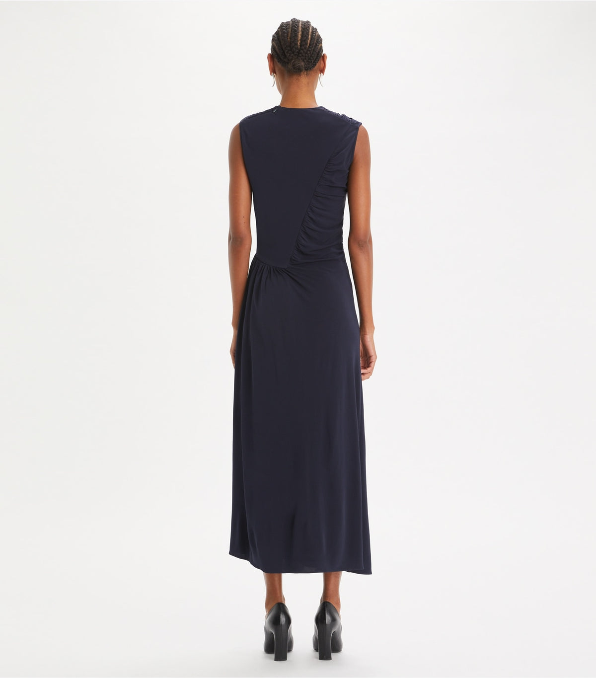 Tory Burch Jersey Crepe Dress - Medium Navy
