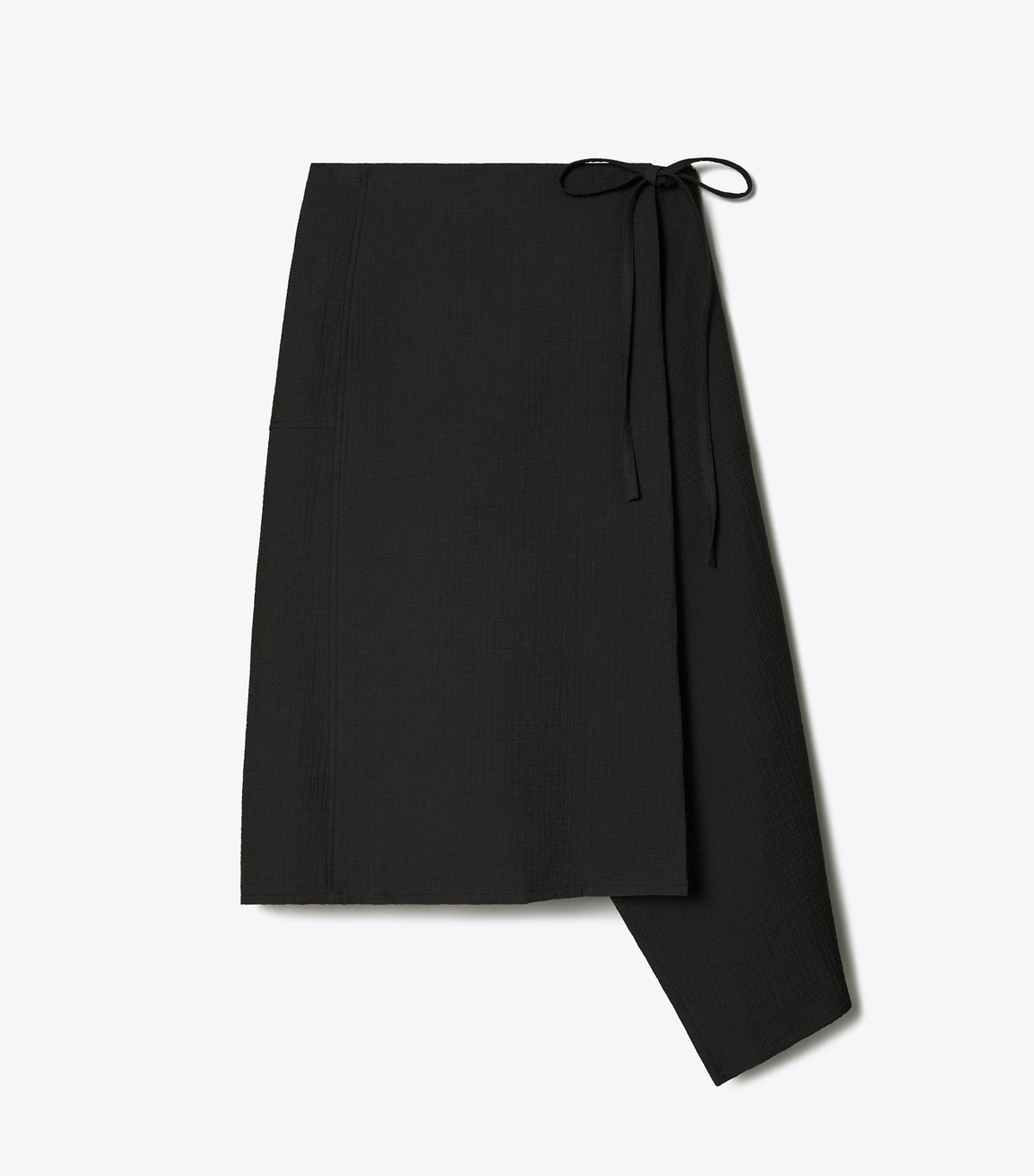 Tory Burch Cotton Wrap Skirt - Black