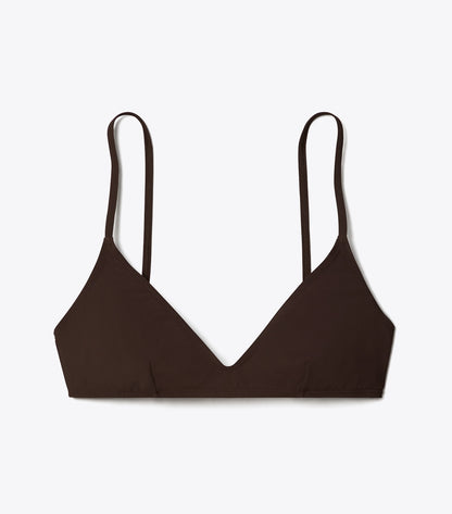 Tory Burch Bralette Bikini Top - Deep Chocolate