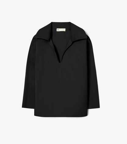 Tory Burch Cotton Poplin Tunic - Black