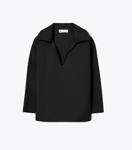 Tory Burch Cotton Poplin Tunic - Black