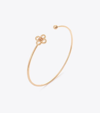 Tory Burch Forget Me Not Open Cuff - Tory Gold