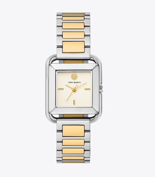 Tory Burch Kira Watch - Ivory/Two-Tone